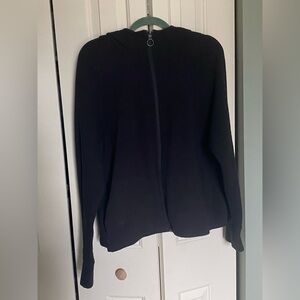 Black Athletic Zip Jacket